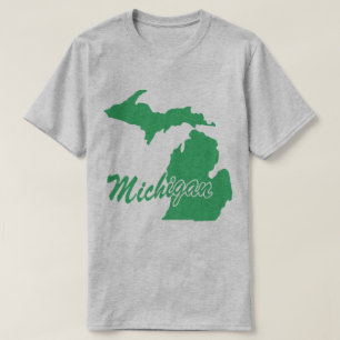 T-shirt State Of Michigan Shape