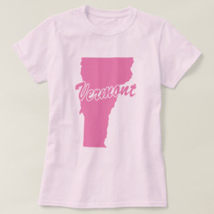T-shirt State Of Vermont Shape