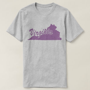 T-shirt State Of Virginia Shape