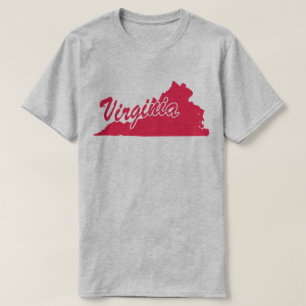 T-shirt State Of Virginia Shape