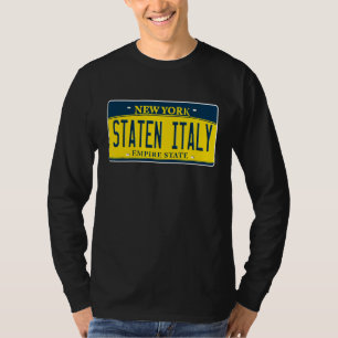 T-shirt Staten Italie Island Ny New York Italie Amérique