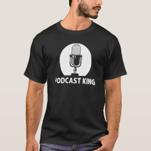 T-shirt Statif de microphone pour hommes pour podcast cool