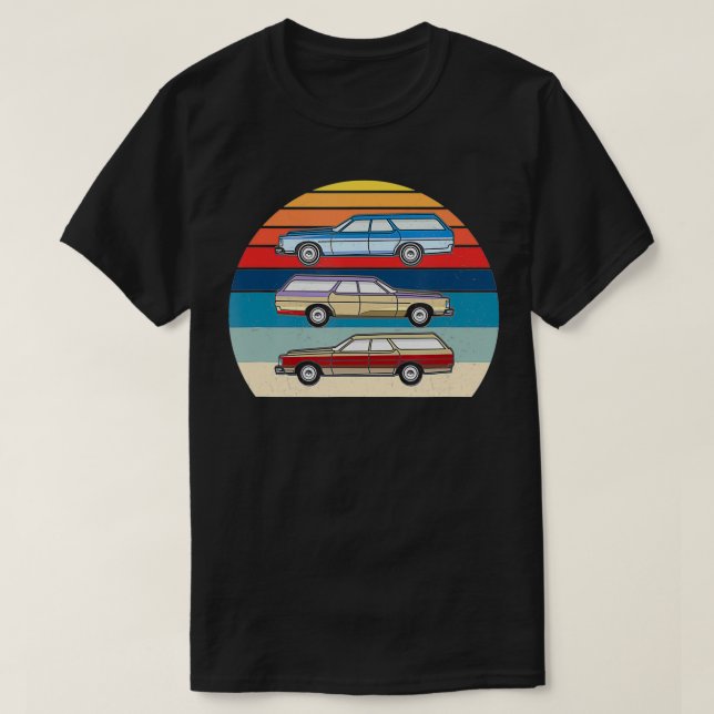 T-shirt Station de métro Wagons  (Design devant)