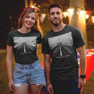 T-shirt Station de métro Washington Regard sur les rails