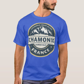 T-shirt Station de ski ChamonixMontBlanc