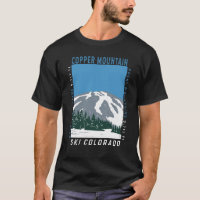 Station de ski de Copper Mountain Colorado Vintage