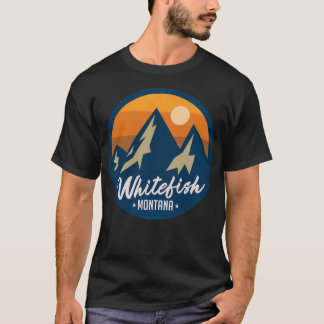 T-shirt Station de ski de Whitefish