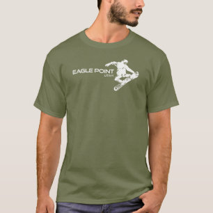 T-shirt Station de ski Eagle Point Utah Snowboardeur