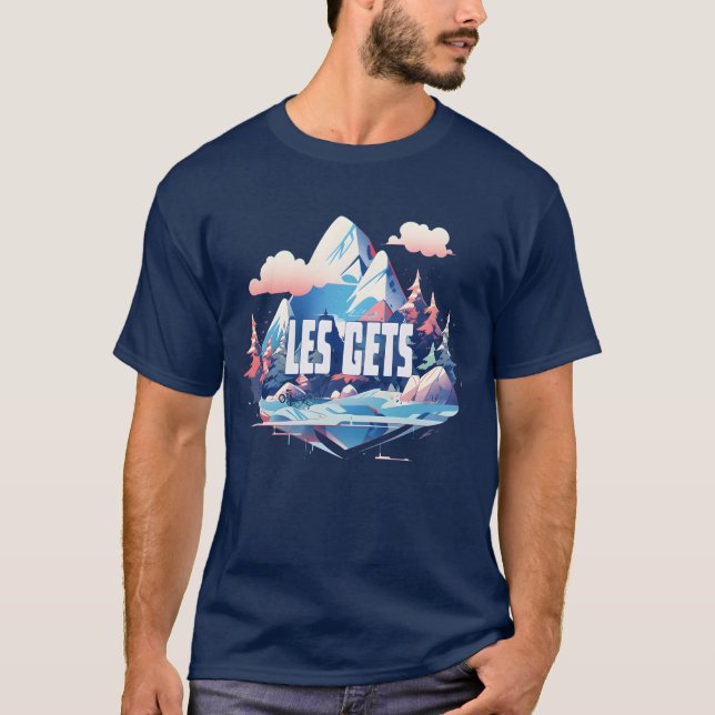 T-shirt Station de ski Les Gets (Devant)