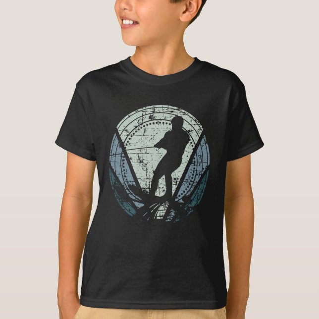 T-shirt Station de ski nautique (Devant)
