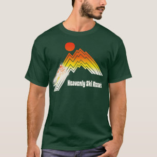 T-shirt Station de ski paradisiaque les années 7080s Retro