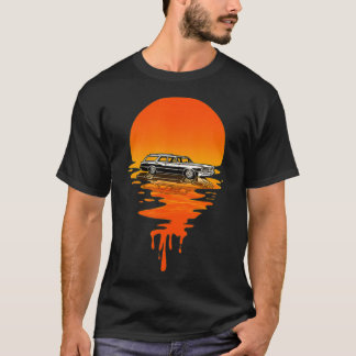 T-shirt Station de style Retro vintage Wagon