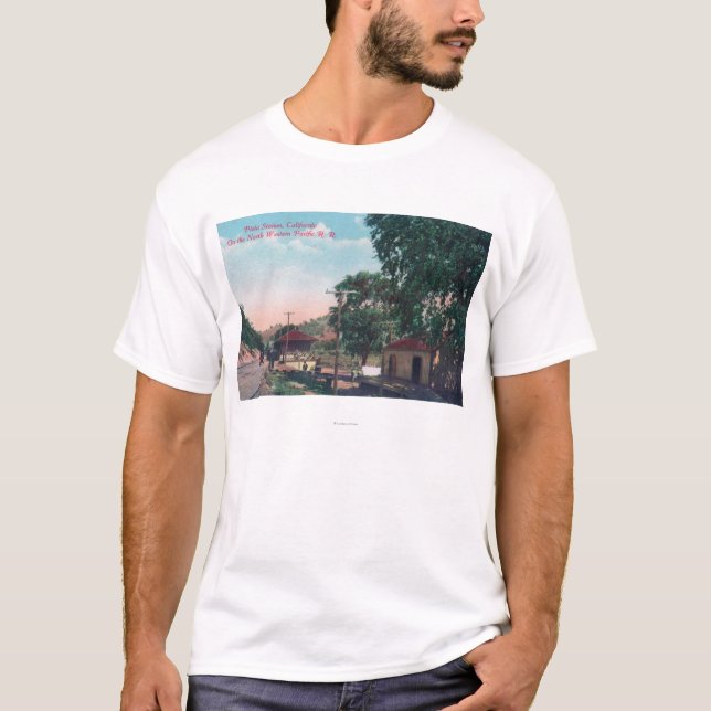 T-shirt Station du nord-ouest de Pacifique rr de Pieta (Devant)