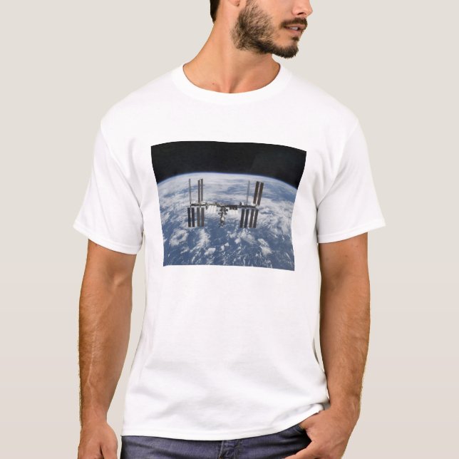 T-shirt Station spatiale internationale en orbite (Devant)