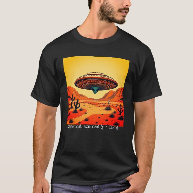 T-shirt Statistically Alien Desert (Devant)
