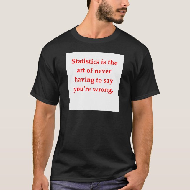 T-shirt statistiques (Devant)