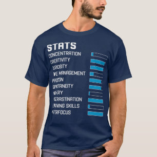 T-shirt Statistiques ADHD
