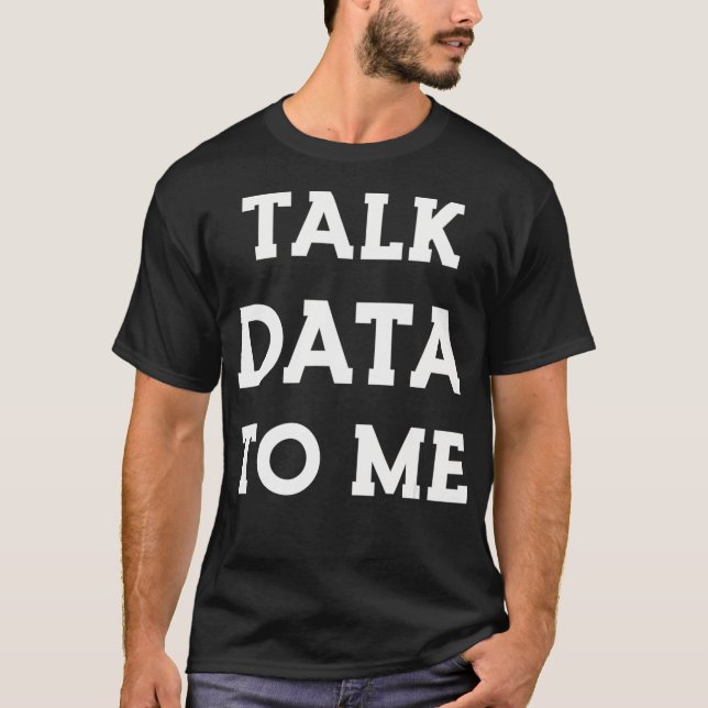 T-shirt Statistiques des sciences des données Statistiques (Devant)