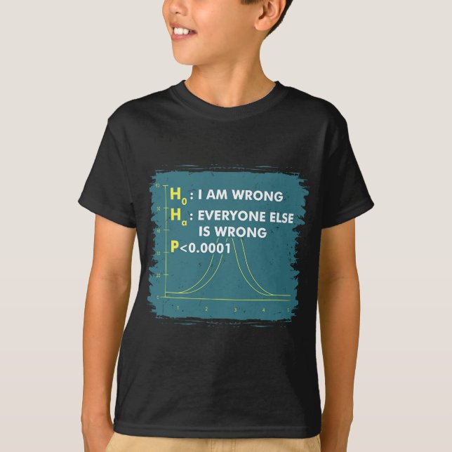 T-shirt Statistiques Drôle I Math Geek I Im Mauvais Statis (Devant)