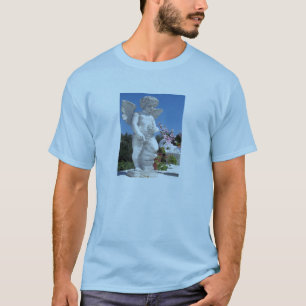 T-shirt Statue Angel En Bleu Clair