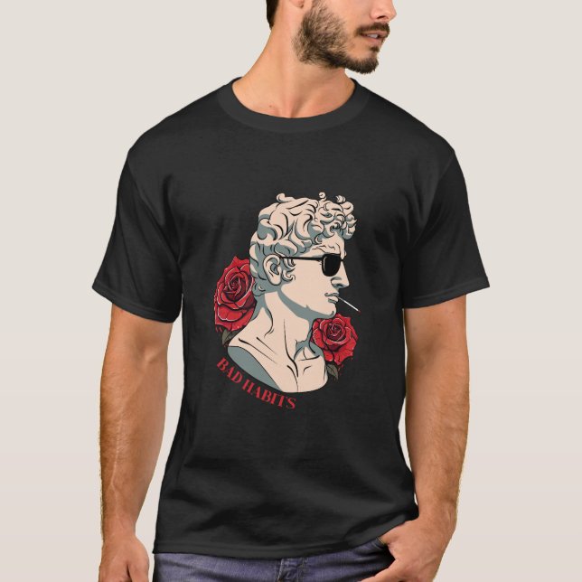 T-shirt statue cool (Devant)