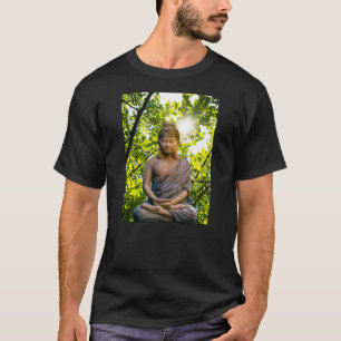 T-shirt Statue de Bouddha méditant Spiritualité 
