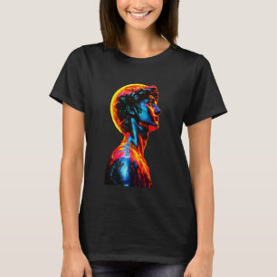 T-shirt Statue de David néon