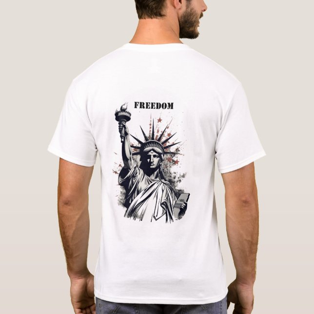 T-shirt Statue de la Liberté (Dos)