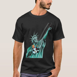 T-shirt Statue de la Liberté, Anti Trump, Politique drôle 