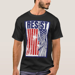 T-shirt Statue de la Liberté contre la protestation T-shir