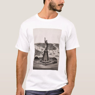 T-shirt Statue de la liberté dans le port de New York