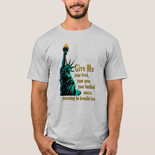 T-shirt Statue de la Liberté - liberté (Devant)
