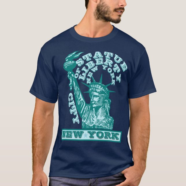 T-shirt Statue de la Liberté New York (Devant)