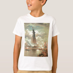 T-shirt Statue de la liberté, New York circa 1800's