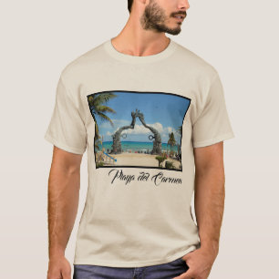 T-shirt Statue de Playa del Carmen Riviera Maya Cancun