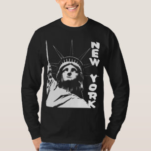 T-shirt Statue de souvenir de chemise du NYC des hommes de