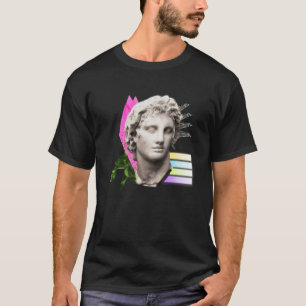 T-shirt Statue des années 90 esthétique Vaporwave Seapunk