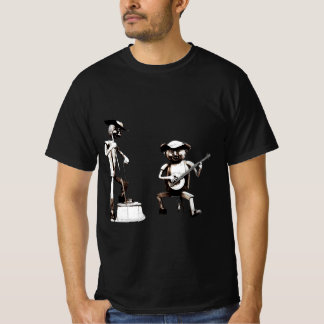 T-shirt statue des musiciens bluegrass de Waynesville