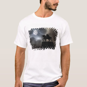 T-shirt Statue du roi Kralja Tomislava en silhouette