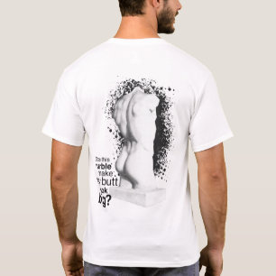 T-shirt Statue en marbre de Big Butt
