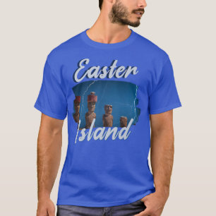 T-shirt Statue Moai Île de Pâques La Nuit Île de Pâques 4