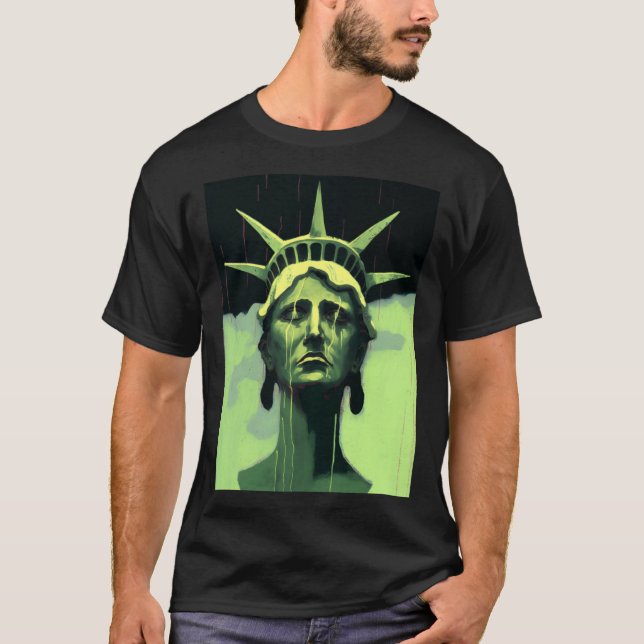 T-shirt Statue Of Liberty  Artistic Rendering  Lady Libert (Devant)