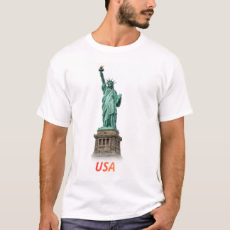 T-shirt Statue of Liberty -new york shirt freedom &usa