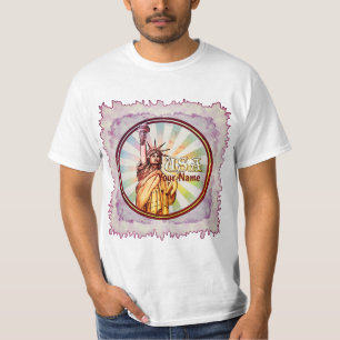 T-shirt Statue Rouge de la Liberté