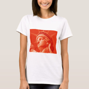 T-shirt Statue rouge de la Liberté