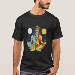 T-shirt Statue Shiva du Seigneur hindou Méditation Divine