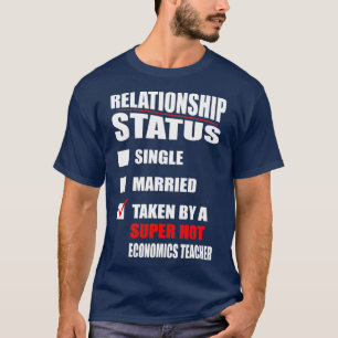 T-shirt Statut Relatif Pris Par Un Professeur D'Économie