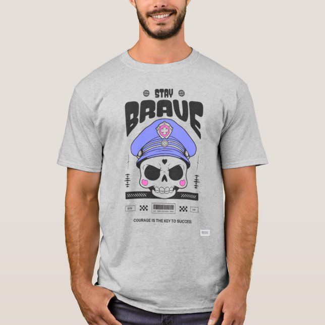 T-shirt Stay Brave (Devant)