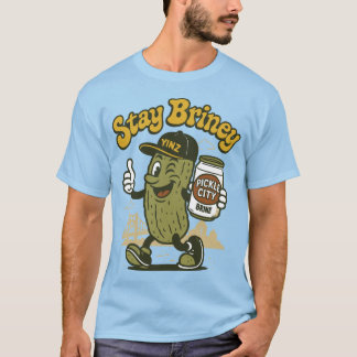 T-shirt Stay Briney : Pickle City N’at