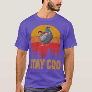 T-shirt Stay Coo Vintage Pigeon 39